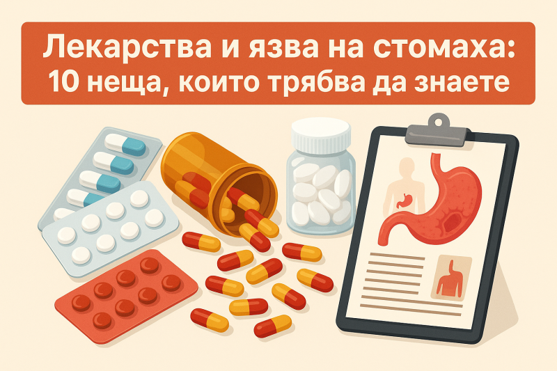Лекарства и язва на стомаха: 12 важни неща, които трябва да знаете