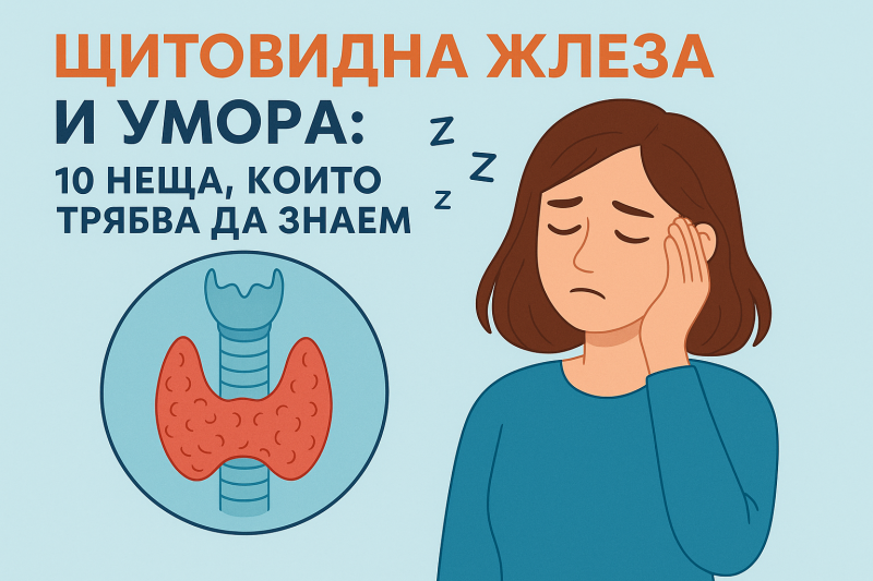 Щитовидна жлеза и умора: 10 неща, които трябва да знаем