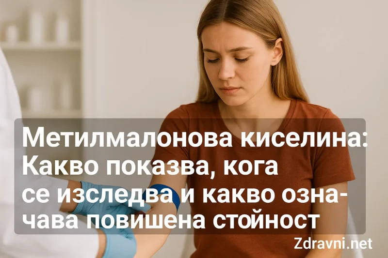 Метилмалонова киселина: Какво показва, кога се изследва и какво означава повишена стойност