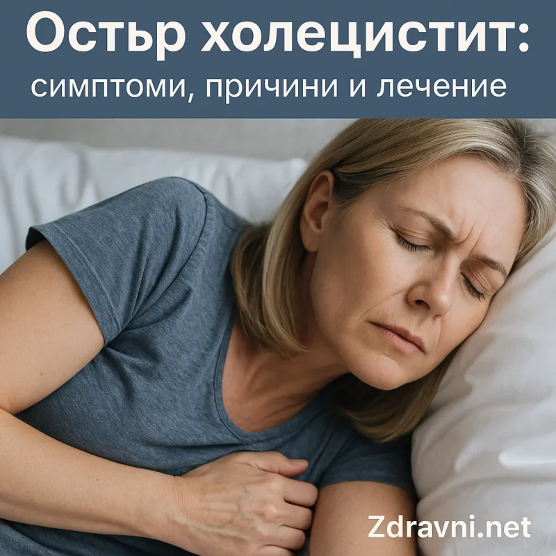 Остър холецистит: причини, симптоми, диагностика и лечение
