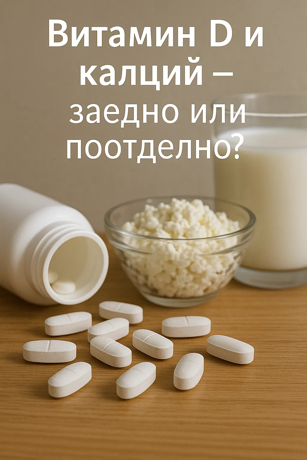 итамин D и калций – може ли заедно?