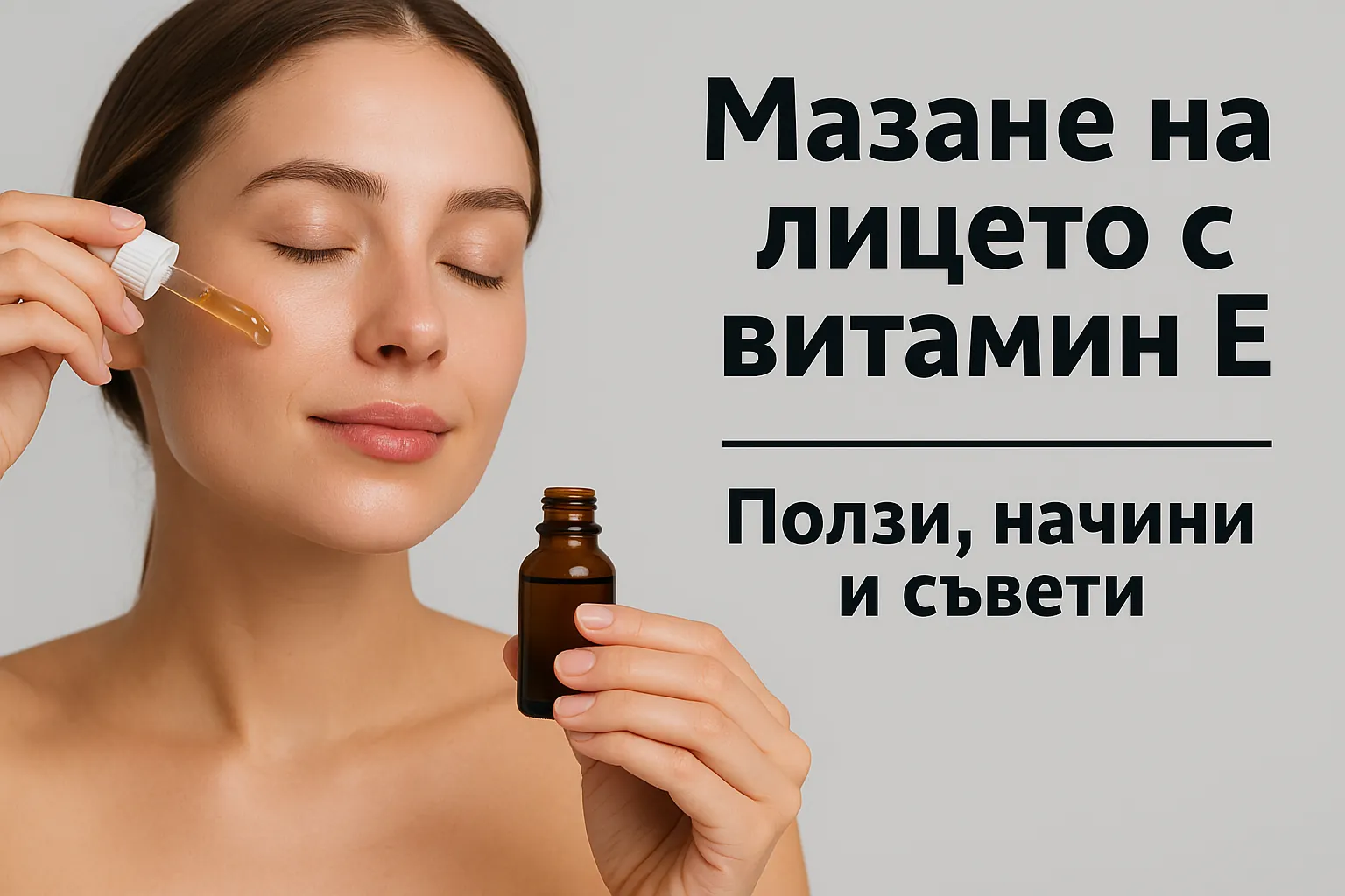 Мазане на лицето с витамин Е – Ползи, начини и съвети