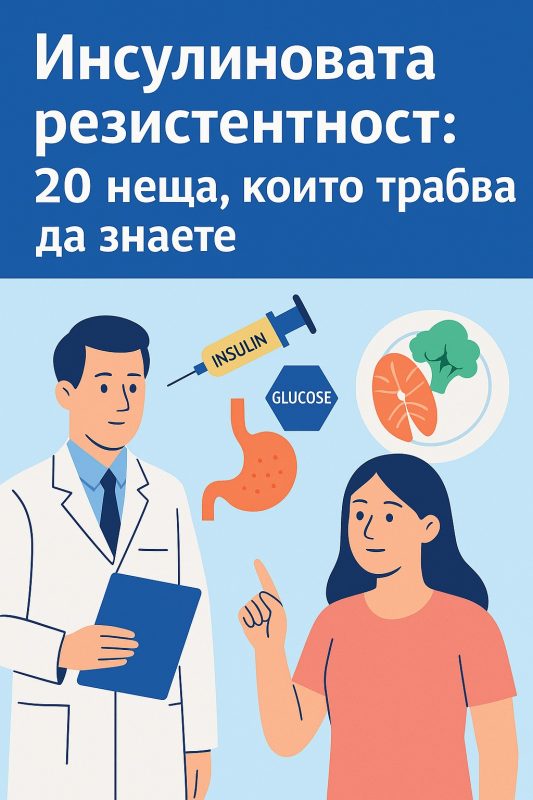 Инсулиновата резистентност: 20 неща, които трябва да знаете
