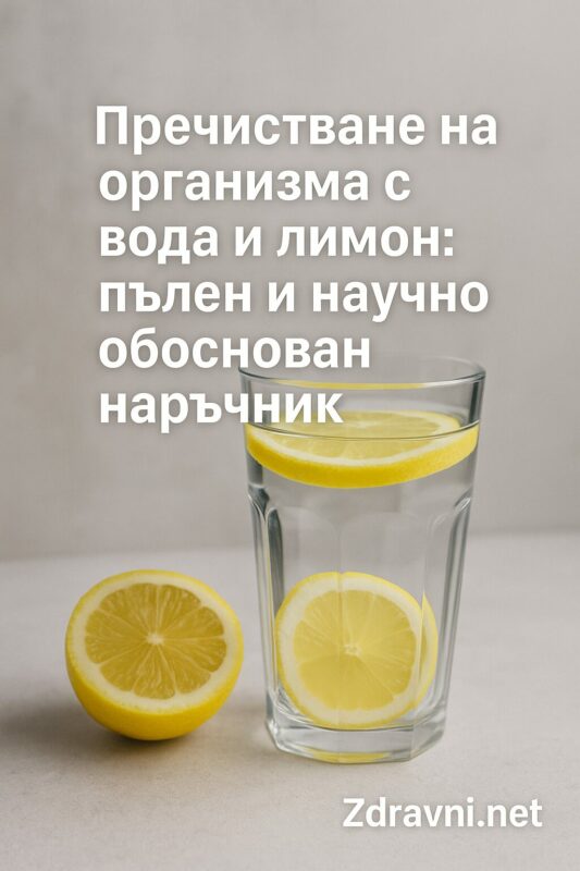 Пречистване на организма с вода и лимон: пълен и научно обоснован наръчник